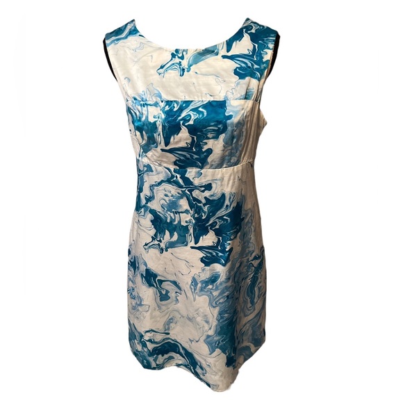 Anthropologie Dresses & Skirts - Anthropologie Maeve Satin Marbled Waters Shift Dress